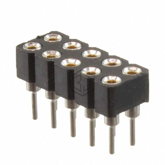 SMC-2-10-1-GT - Adam Tech - Rectangular Connectors - Headers, Receptacles, Female Sockets
