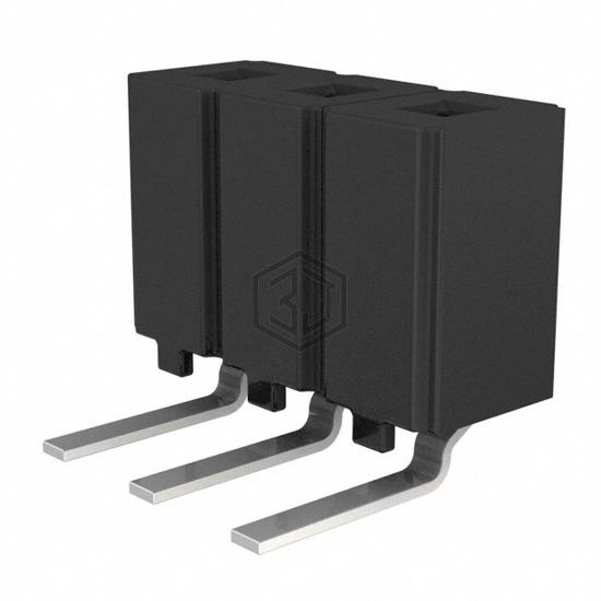 CES-103-02-T-S-RA - Samtec Inc. - Rectangular Connectors - Headers, Receptacles, Female Sockets