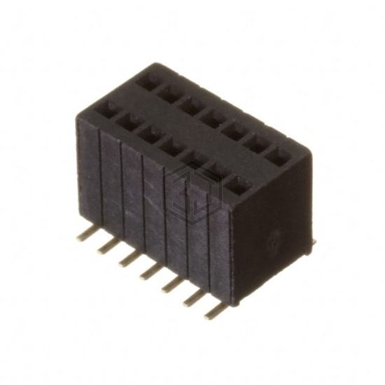 HRS-2FY-14-SG-SMT - Adam Tech - Rectangular Connectors - Headers, Receptacles, Female Sockets