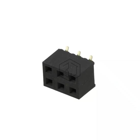 RS2BE-06-G-SMT - Adam Tech - Rectangular Connectors - Headers, Receptacles, Female Sockets
