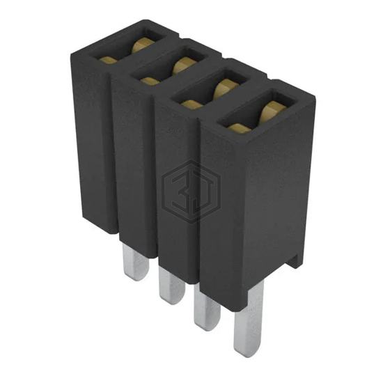 SLM-104-01-L-S - Samtec Inc. - Rectangular Connectors - Headers, Receptacles, Female Sockets