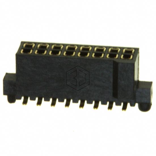 SFH31-NPPB-D08-SP-BK - Sullins Connector Solutions - Rectangular Connectors - Headers, Receptacles, Female Sockets