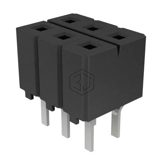 CES-103-01-S-D - Samtec Inc. - Rectangular Connectors - Headers, Receptacles, Female Sockets