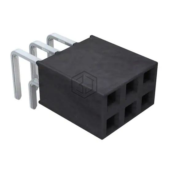 SSW-103-02-F-D-RA - Samtec Inc. - Rectangular Connectors - Headers, Receptacles, Female Sockets