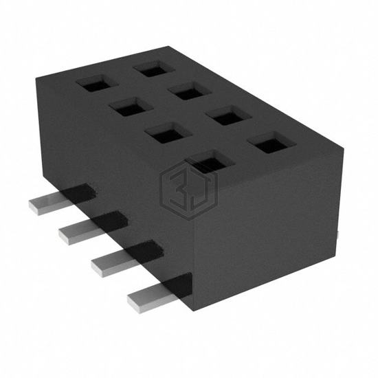 CLP-104-02-F-D-BE - Samtec Inc. - Rectangular Connectors - Headers, Receptacles, Female Sockets