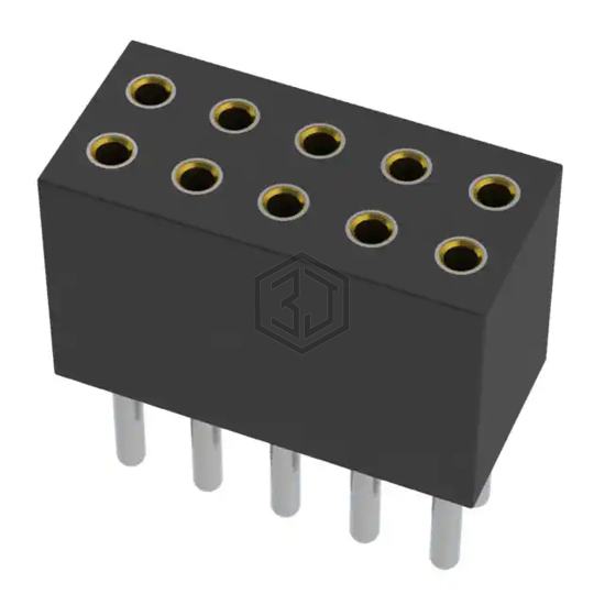 853-47-010-10-001000 - Mill-Max Manufacturing Corp. - Rectangular Connectors - Headers, Receptacles, Female Sockets