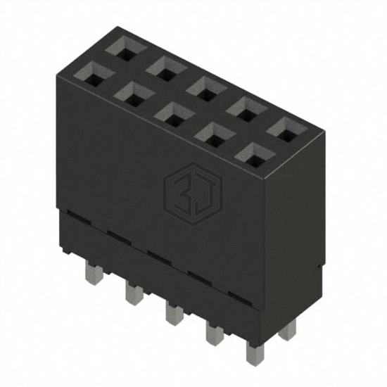 ESQ-105-12-T-D - Samtec Inc. - Rectangular Connectors - Headers, Receptacles, Female Sockets