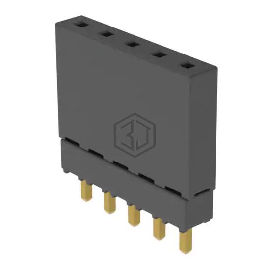 ESQ-105-12-G-S - Samtec Inc. - Rectangular Connectors - Headers, Receptacles, Female Sockets