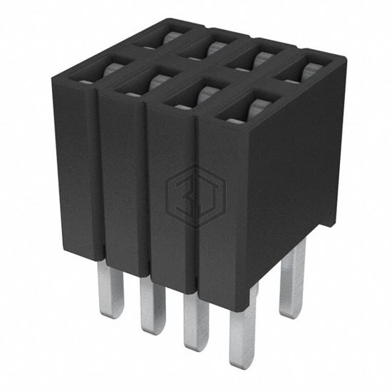 SLM-104-01-S-D - Samtec Inc. - Rectangular Connectors - Headers, Receptacles, Female Sockets