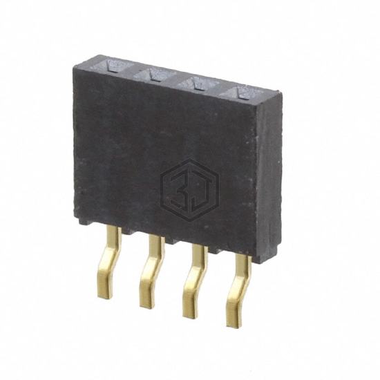 SMH-104-02-G-S - Samtec Inc. - Rectangular Connectors - Headers, Receptacles, Female Sockets