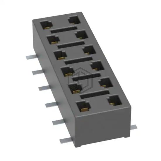 CLH-106-F-D-BE - Samtec Inc. - Rectangular Connectors - Headers, Receptacles, Female Sockets