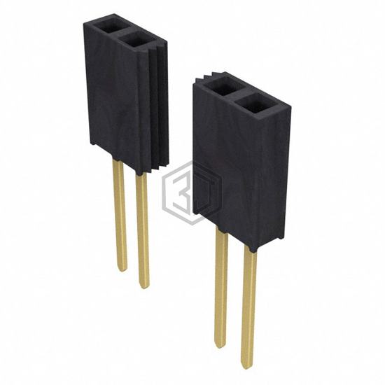 SSW-108-03-G-S - Samtec Inc. - Rectangular Connectors - Headers, Receptacles, Female Sockets