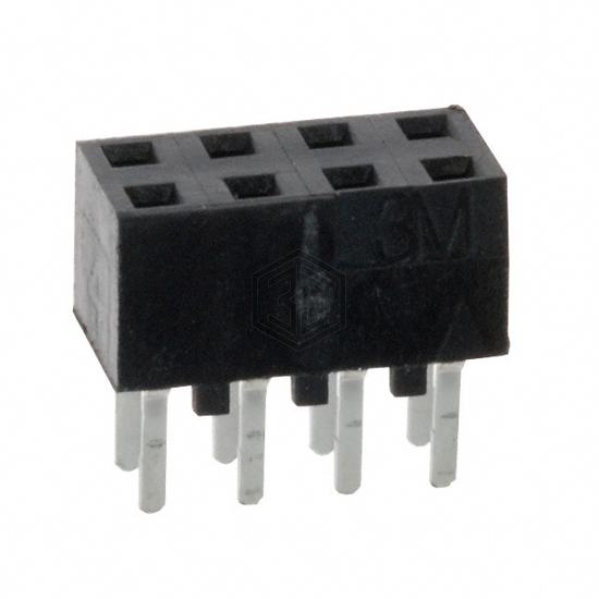 150208-6002-RB - 3M - Rectangular Connectors - Headers, Receptacles, Female Sockets