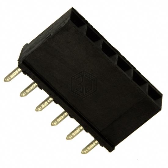66951-006LF - Amphenol ICC (FCI) - Rectangular Connectors - Headers, Receptacles, Female Sockets