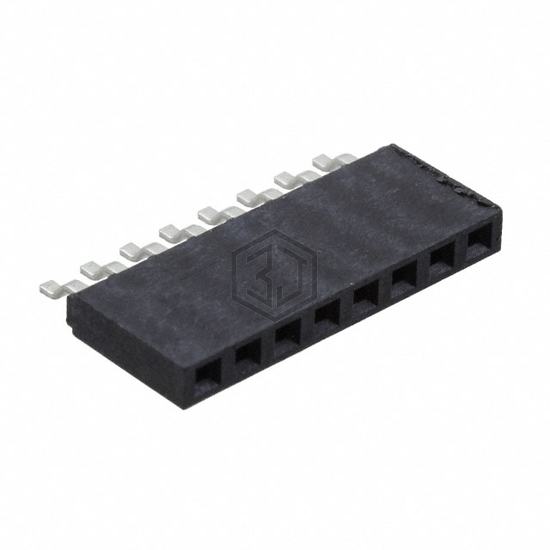 SMH-108-02-L-S - Samtec Inc. - Rectangular Connectors - Headers, Receptacles, Female Sockets