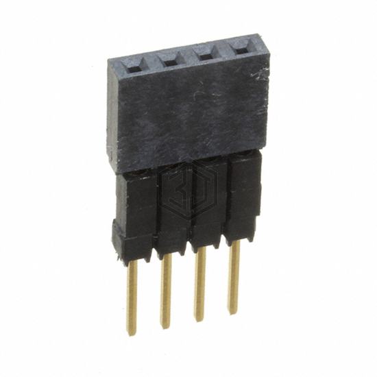 ESQ-104-34-G-S - Samtec Inc. - Rectangular Connectors - Headers, Receptacles, Female Sockets