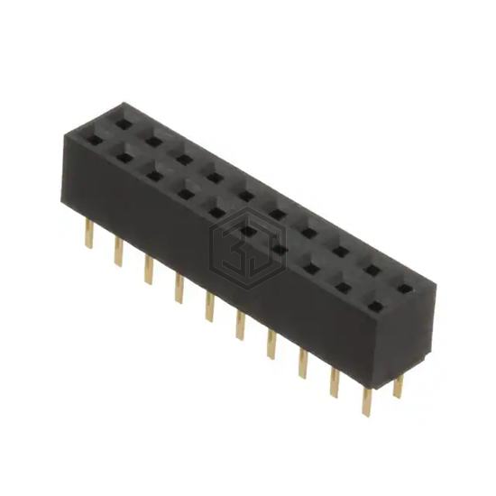 2RS2-20-G - Adam Tech - Rectangular Connectors - Headers, Receptacles, Female Sockets