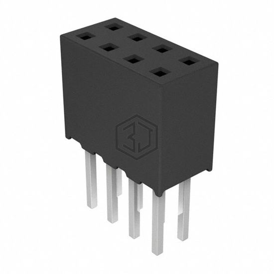 SQT-104-03-L-D - Samtec Inc. - Rectangular Connectors - Headers, Receptacles, Female Sockets