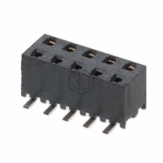 MMS-105-02-F-DV - Samtec Inc. - Rectangular Connectors - Headers, Receptacles, Female Sockets