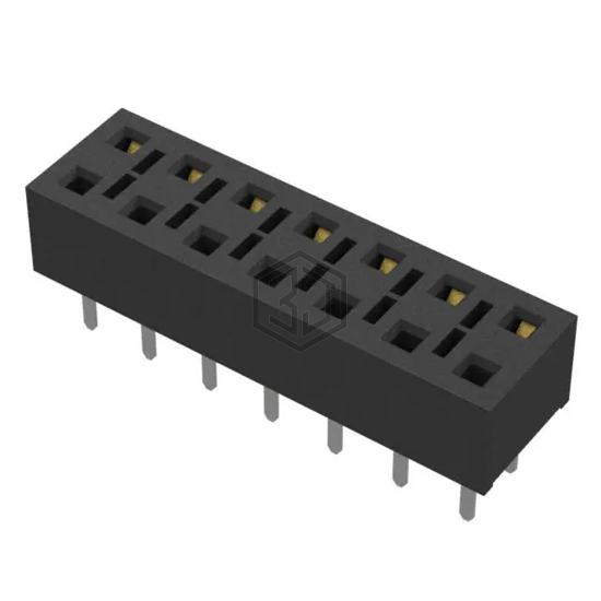 HLE-107-02-L-DV-TE - Samtec Inc. - Rectangular Connectors - Headers, Receptacles, Female Sockets