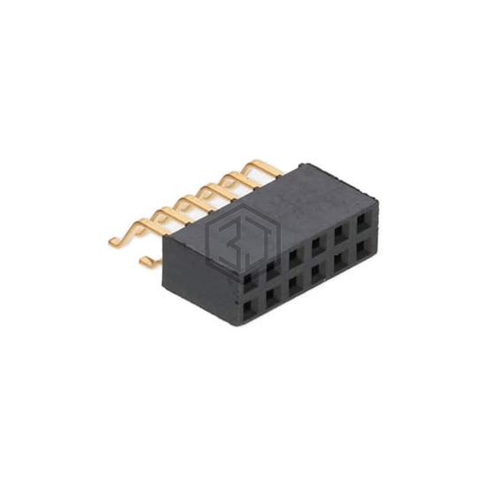 SMH-106-02-G-D - Samtec Inc. - Rectangular Connectors - Headers, Receptacles, Female Sockets