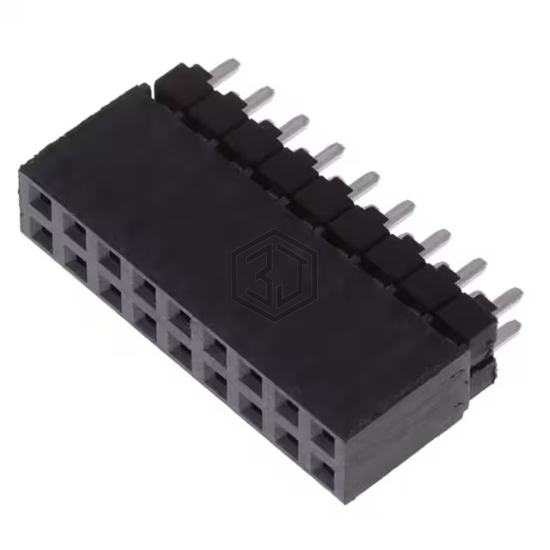 ESW-109-12-L-D - Samtec Inc. - Rectangular Connectors - Headers, Receptacles, Female Sockets