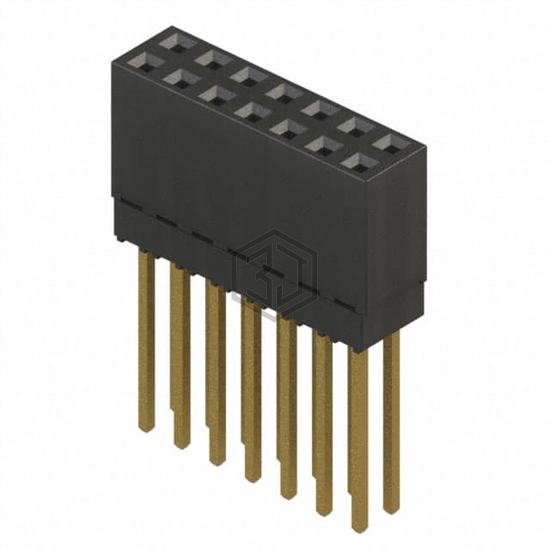 ESQ-107-14-G-D - Samtec Inc. - Rectangular Connectors - Headers, Receptacles, Female Sockets