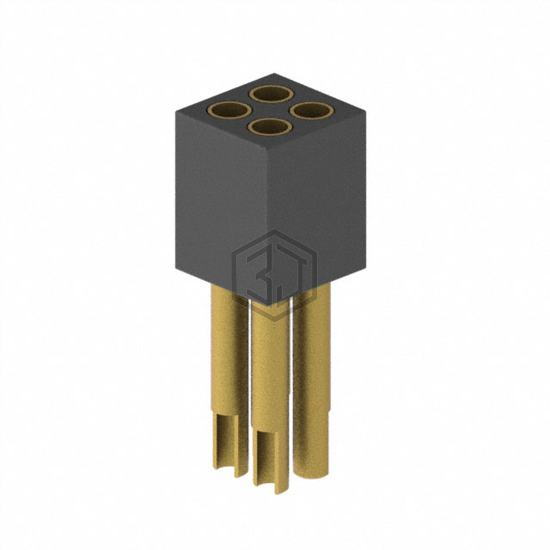 853-13-004-10-003000 - Mill-Max Manufacturing Corp. - Rectangular Connectors - Headers, Receptacles, Female Sockets