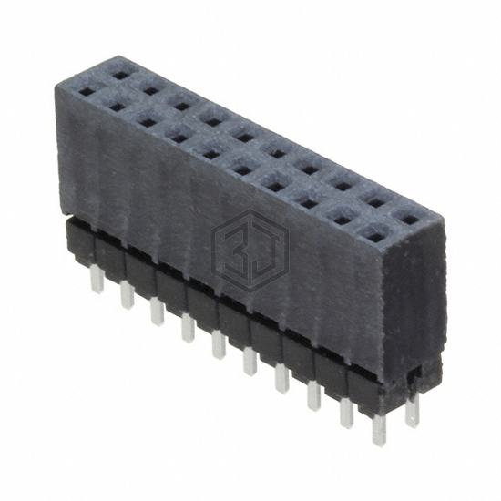 ESW-110-12-S-D - Samtec Inc. - Rectangular Connectors - Headers, Receptacles, Female Sockets