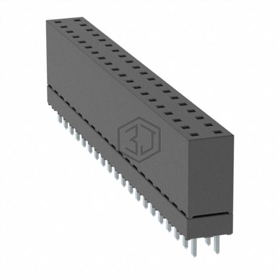 ESW-120-12-S-D - Samtec Inc. - Rectangular Connectors - Headers, Receptacles, Female Sockets