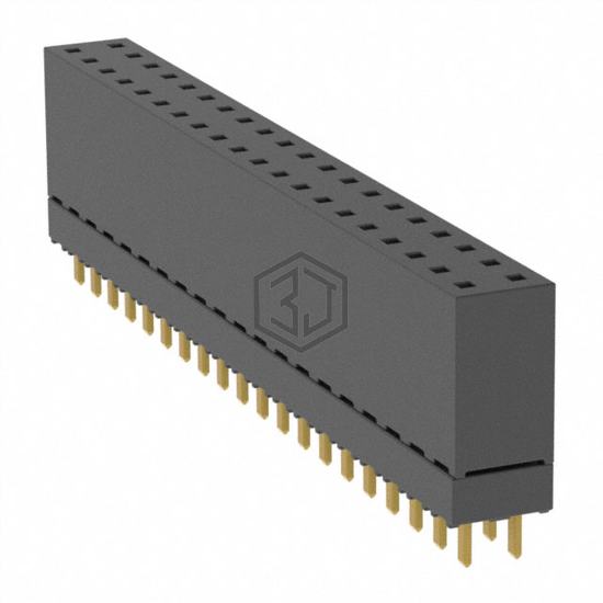 ESW-120-37-G-D - Samtec Inc. - Rectangular Connectors - Headers, Receptacles, Female Sockets
