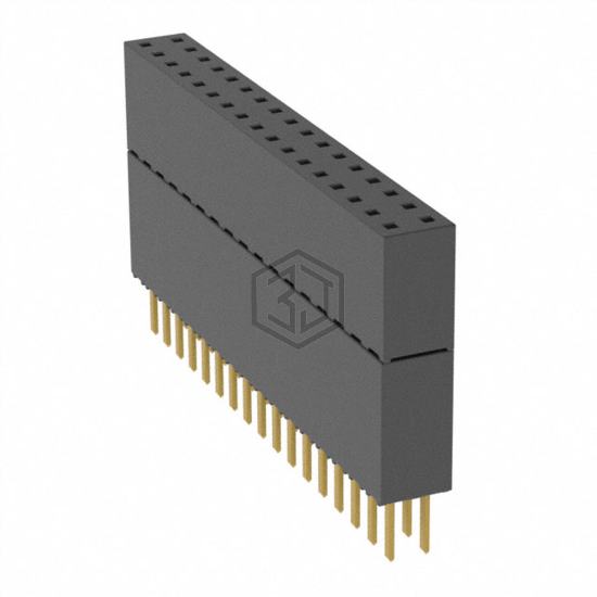 ESW-117-44-G-D - Samtec Inc. - Rectangular Connectors - Headers, Receptacles, Female Sockets