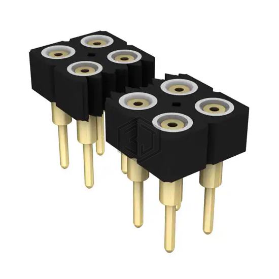 833-43-100-10-001000 - Mill-Max Manufacturing Corp. - Rectangular Connectors - Headers, Receptacles, Female Sockets