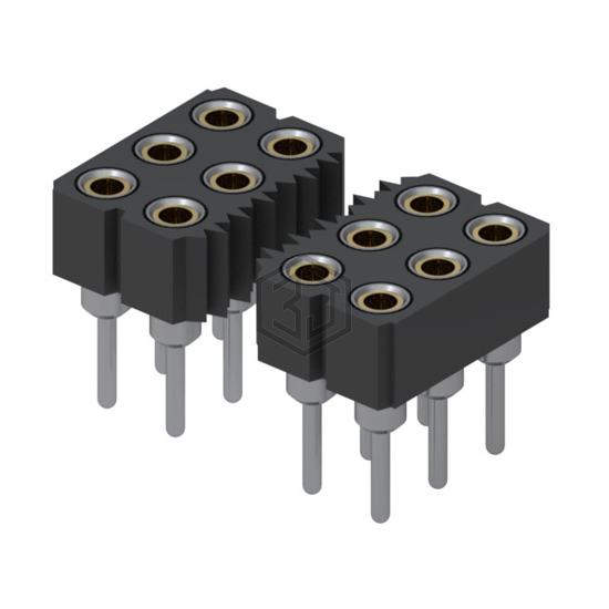 805-43-096-10-012000 - Mill-Max Manufacturing Corp. - Rectangular Connectors - Headers, Receptacles, Female Sockets