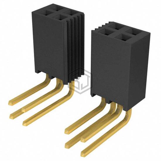 SSQ-150-03-G-D-RA - Samtec Inc. - Rectangular Connectors - Headers, Receptacles, Female Sockets