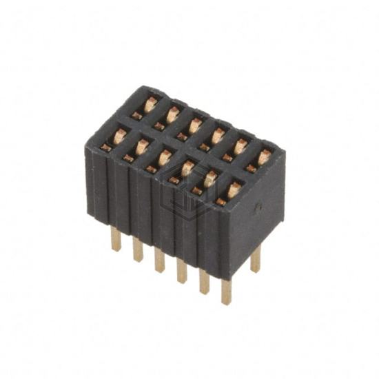 HRS-2B-12-GA - Adam Tech - Rectangular Connectors - Headers, Receptacles, Female Sockets