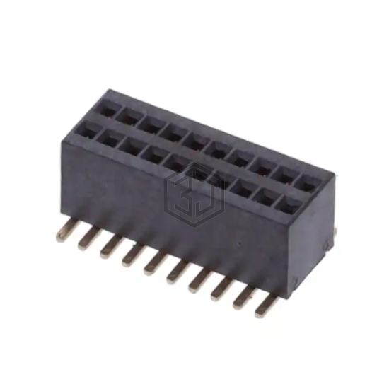 SRS2Y-20-U-SMT - Adam Tech - Rectangular Connectors - Headers, Receptacles, Female Sockets