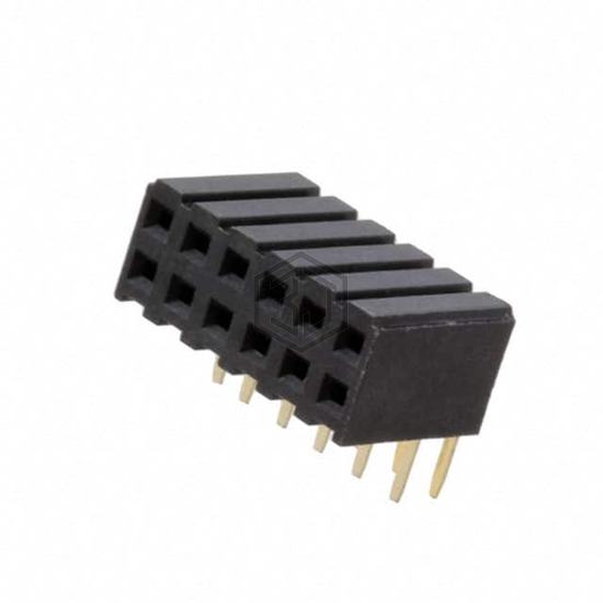 2RS2R-12-G - Adam Tech - Rectangular Connectors - Headers, Receptacles, Female Sockets