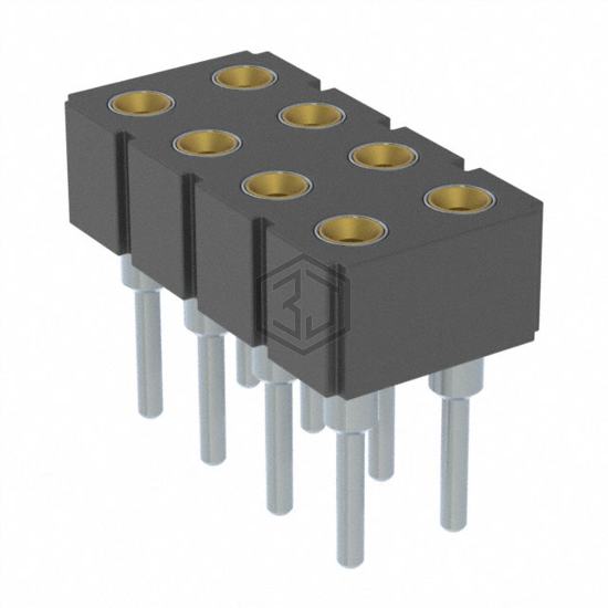 803-47-008-10-002000 - Mill-Max Manufacturing Corp. - Rectangular Connectors - Headers, Receptacles, Female Sockets