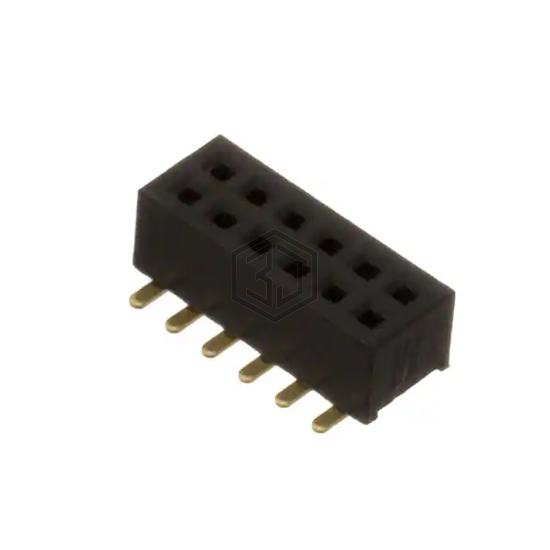 MRS2-12-U-SMT - Adam Tech - Rectangular Connectors - Headers, Receptacles, Female Sockets
