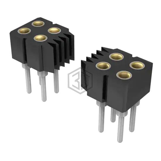 833-83-052-10-001101 - Preci-Dip - Rectangular Connectors - Headers, Receptacles, Female Sockets