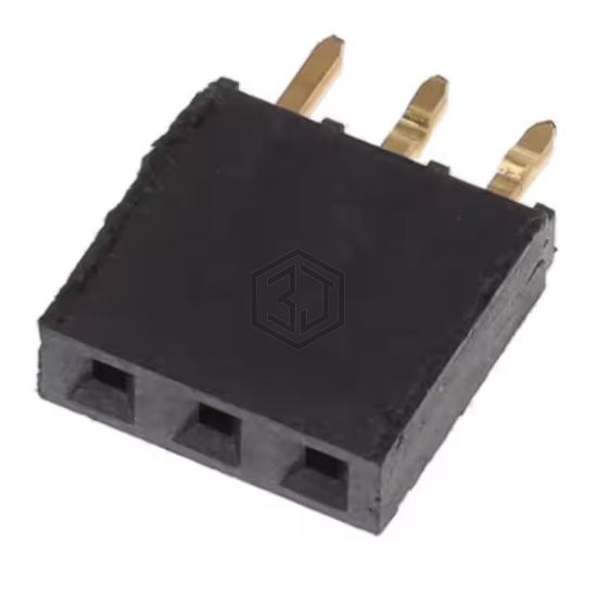 SSQ-103-01-G-S-LL - Samtec Inc. - Rectangular Connectors - Headers, Receptacles, Female Sockets
