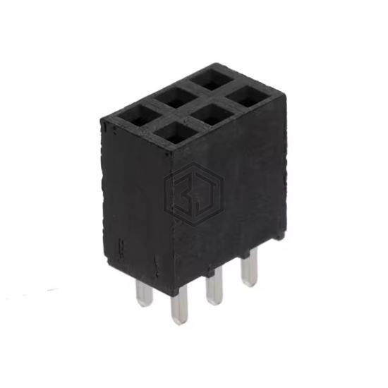 SSQ-103-01-L-D - Samtec Inc. - Rectangular Connectors - Headers, Receptacles, Female Sockets