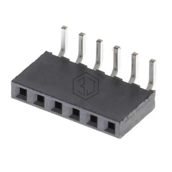 SQT-106-01-F-S-RA - Samtec Inc. - Rectangular Connectors - Headers, Receptacles, Female Sockets