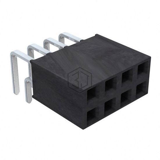 SSW-104-02-F-D-RA - Samtec Inc. - Rectangular Connectors - Headers, Receptacles, Female Sockets