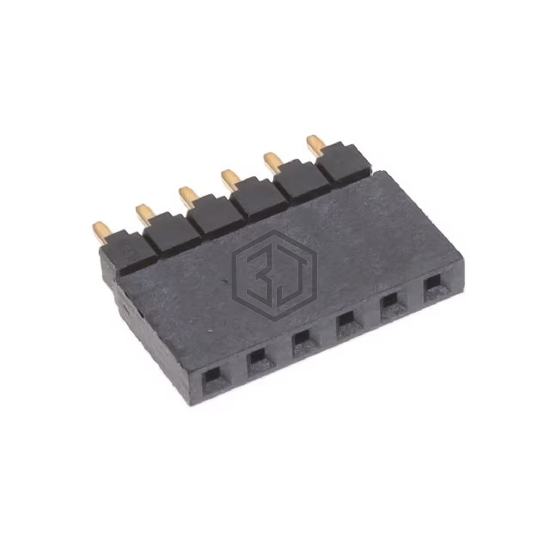 ESW-106-12-G-S - Samtec Inc. - Rectangular Connectors - Headers, Receptacles, Female Sockets