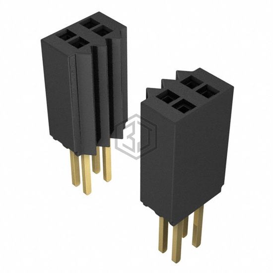 SMS-105-02-G-D - Samtec Inc. - Rectangular Connectors - Headers, Receptacles, Female Sockets