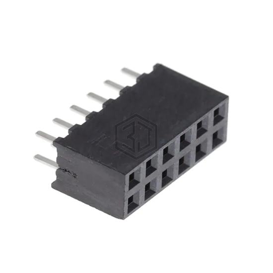 SQW-106-01-F-D - Samtec Inc. - Rectangular Connectors - Headers, Receptacles, Female Sockets