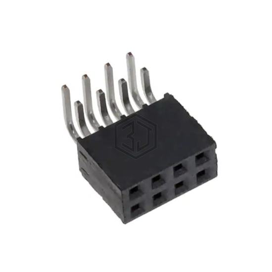 SSQ-104-02-L-D-RA - Samtec Inc. - Rectangular Connectors - Headers, Receptacles, Female Sockets