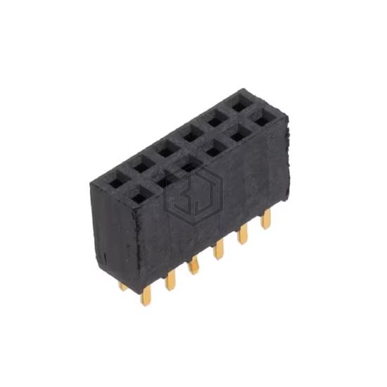 SSW-106-01-G-D-LL - Samtec Inc. - Rectangular Connectors - Headers, Receptacles, Female Sockets